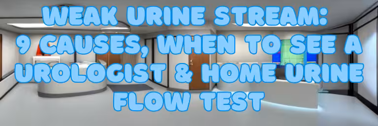 Weak urine stream